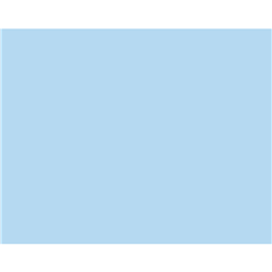 QUILL COLOURED CARDBOARD 510x635mm 210gsm Light Blue